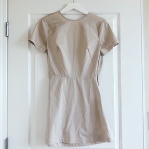 The Fashion Club Khaki Backless Soo Joo Dress